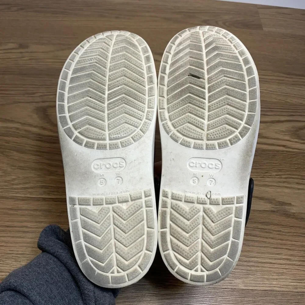 Crocs‎ Citilane Canvas Dual Comfort Clogs 202832 Gray Men's 5 Women’s 7 Slip On